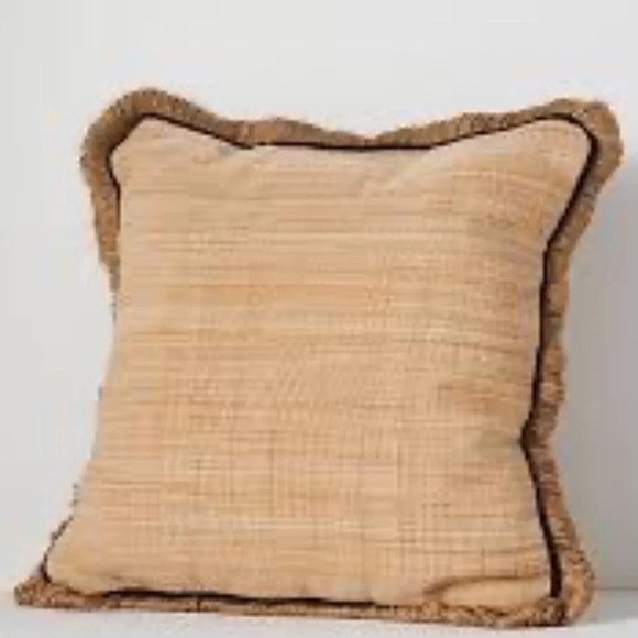 Sunbrella® Peony Field Outdoor Pillow | Anthropologie NWT Anthropologie Mae Indoor Outdoor Pillow Neutral